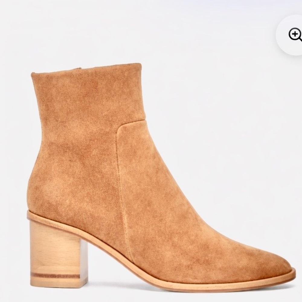 COCLICO Bebe babe boot suede tan 
$435.00 designer spring distressed casual